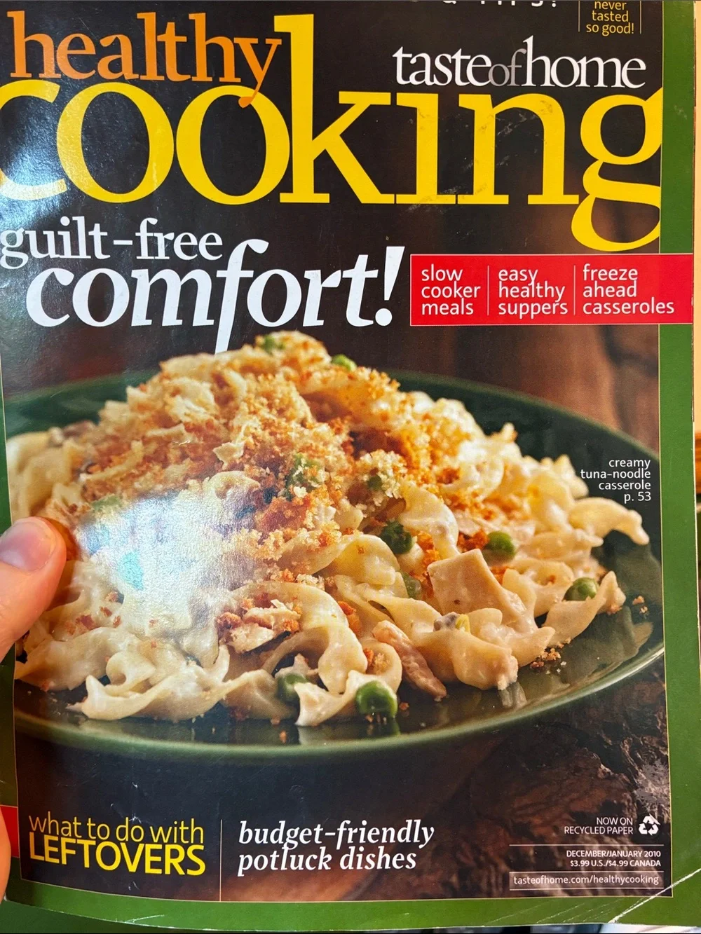 Taste of Home cookbooks - Lot of 3 - healthy cooking - America the Tasty - 5 Ing